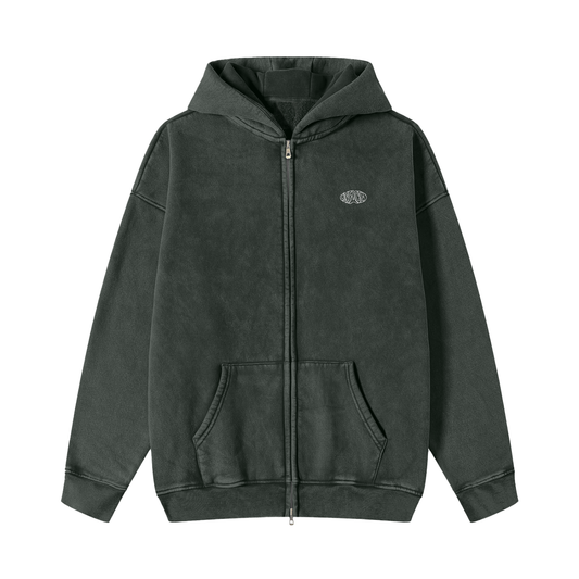 Studio Washed Zip Hoodie
