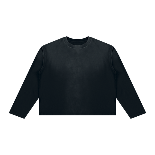 Unisex Sunfade Boxy Long Sleeve T-Shirt