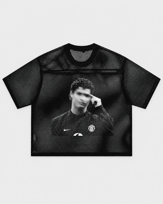 Shadow Mesh Tee, back on light grey